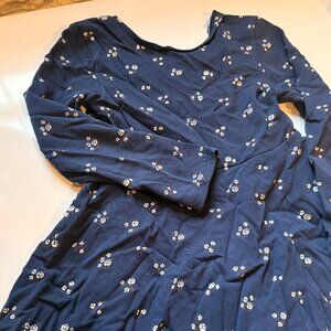 Vignette long sleeved skater dress for girls